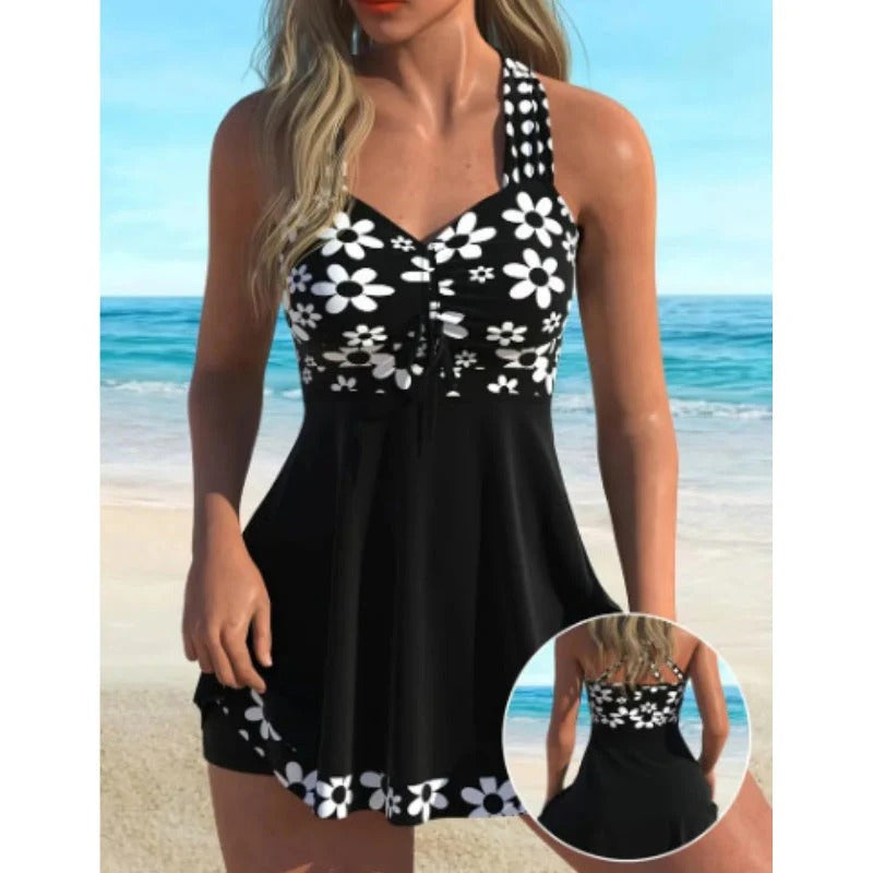 【50% akció!】【S-6XL】Stílusos plus size mintás fürdőruha