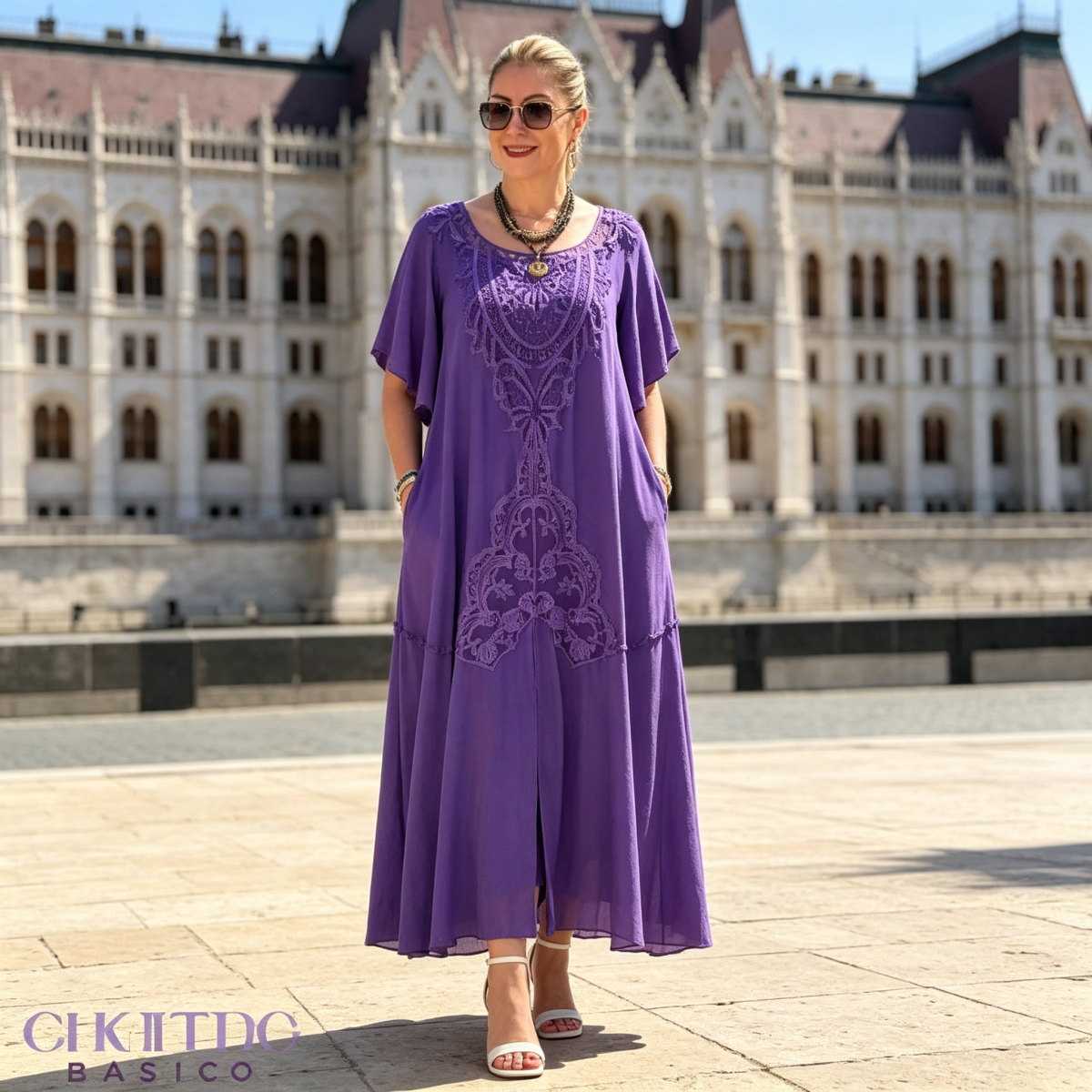【Akció】【S-5XL】Divatos, bő szabású ruha – kényelmes, prémium minőség ， Minden alkatra tökéletesen illeszkedik