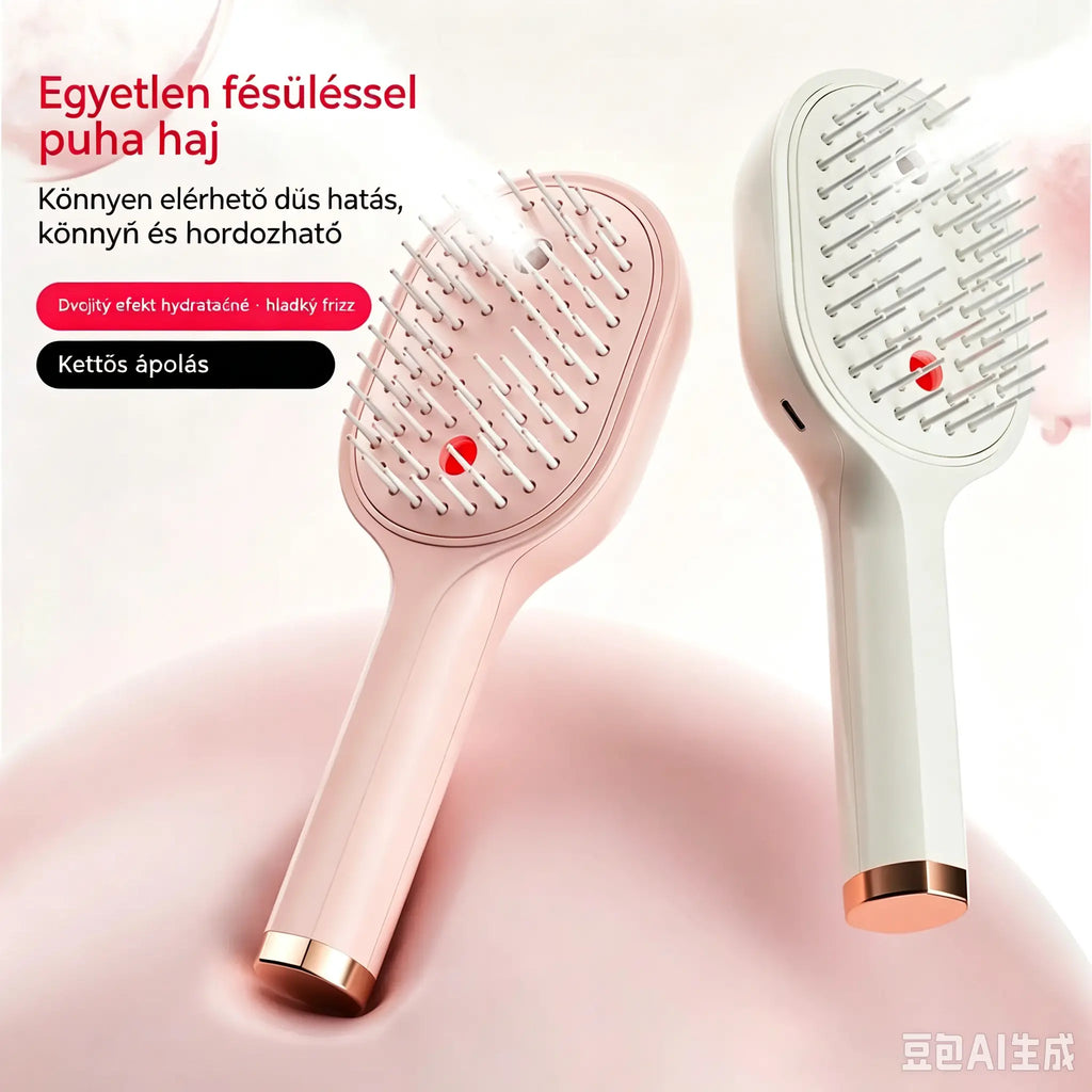 【50% kedvezmény – csak most!】Egygombos permetező funkcióval ellátott fésű a haj gubancolódásának hatékony megakadályozására