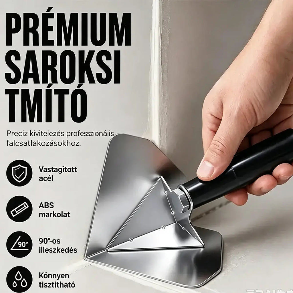 【Időkorlátozott 50% kedvezmény!】Rozsdamentes acél saroksimító