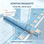 Olajálló matricák konyhába, vízálló öntapadós tapéta, konyhapultvédő