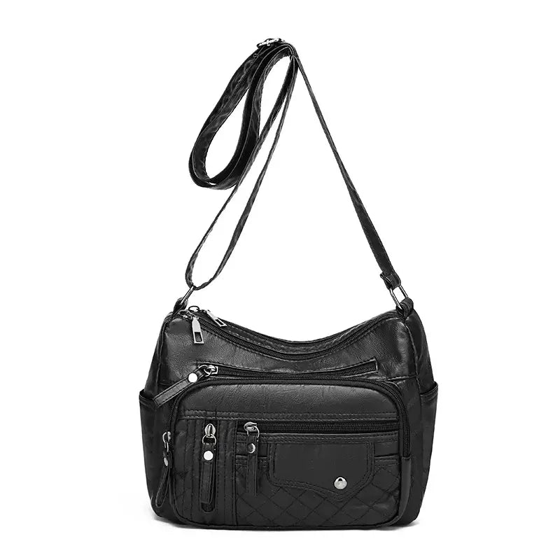 【50% kedvezmény】2026 Új, nagy kapacitású puha bőr válltáska/crossbody táska