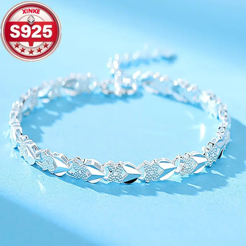 🍀✨2 darab 9300 Ft💖Új divatos 925 sterling ezüst női karkötő🍀