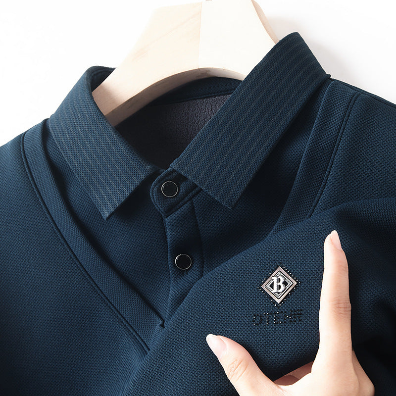🔥【Év végi promóció】🔥【M-4XL】Férfi prémium kasmír kétrészes, minden az egyben meleg felső