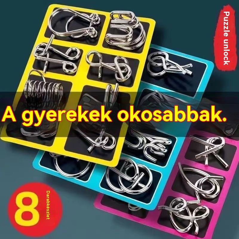 【Vásároljon 1 szettet, és kapjon 2-at ingyen】Gyermekeknek szóló oktatójátékok, intelligens csat