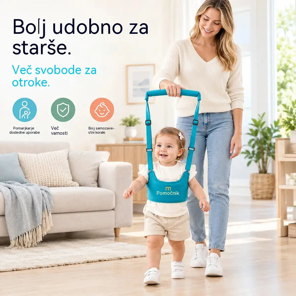 2 az 1-ben járást segítő gyerekheveder – légáteresztő, ergonomikus és esés elleni védelemmel 👶🚼