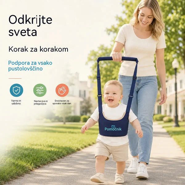 2 az 1-ben járást segítő gyerekheveder – légáteresztő, ergonomikus és esés elleni védelemmel 👶🚼