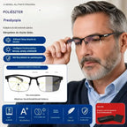 👓Új keret nélküli olvasószemüveg középkorú és idősebb felnőttek számára, zoom, multifokális, fotokromatikus és kékfény-szűrő opciókkal.