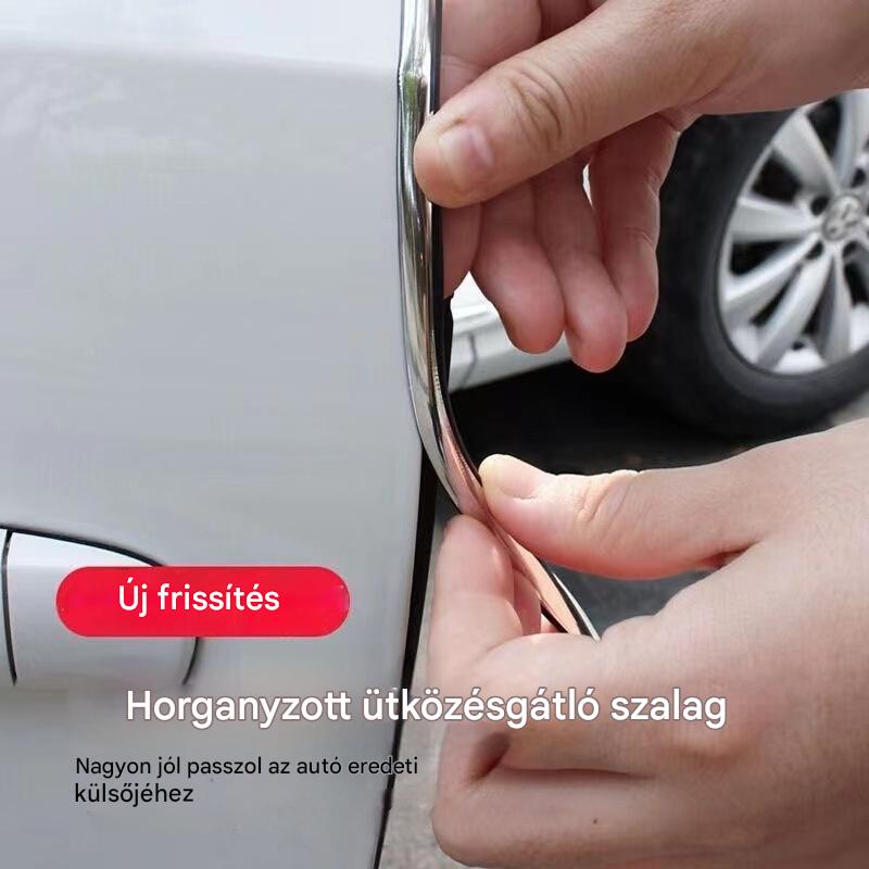 【Korlátozott ideig 50% kedvezmény!】【5M】 Univerzális ütközésgátló szalag autóajtóhoz, motorháztetőhöz és csomagtartóhoz
