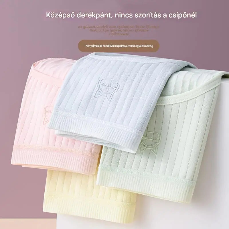 💓(7 db) Utolsó nap 50% kedvezménnyel-- Női egyszerű és fejlett antibakteriális fehérnemű magas derékkal, 35-100kg súlyú nők számára