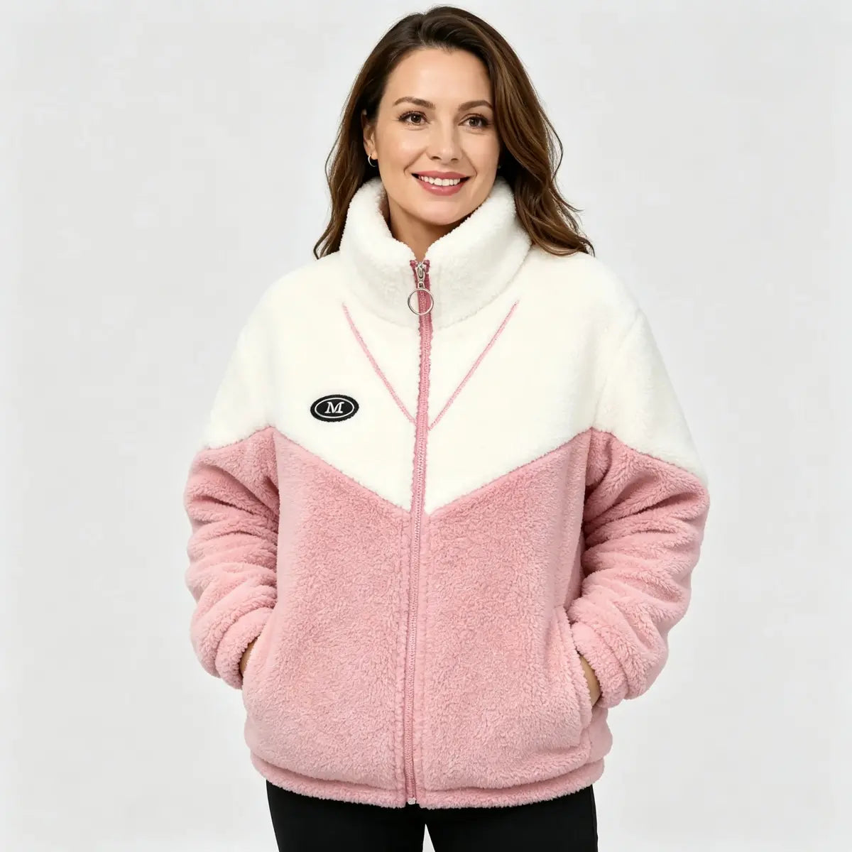 🔥【Időkorlátozott 50% kedvezmény!】🐏【M-4XL】Téli béléssel ellátott pamutkabát, vastag báránygyapjú bélés, meleg kabát