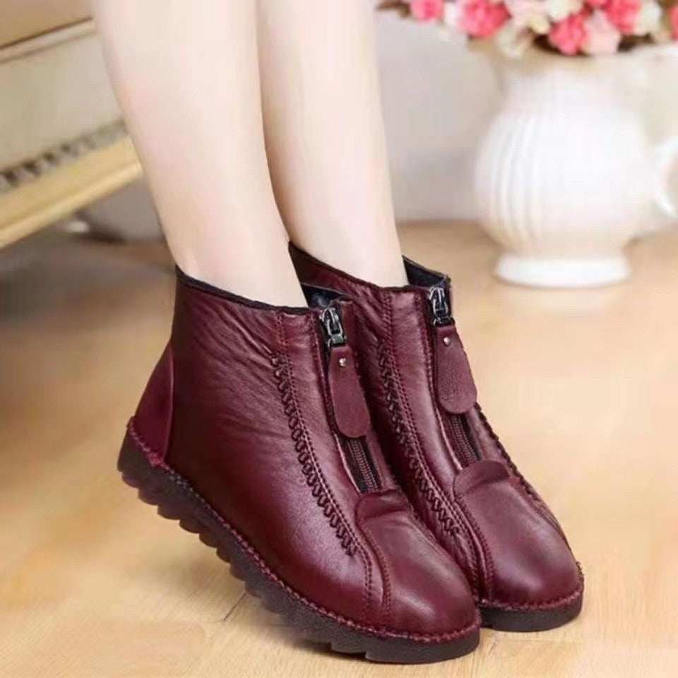 👢【35-41】Olasz kézműves női bőrcipő