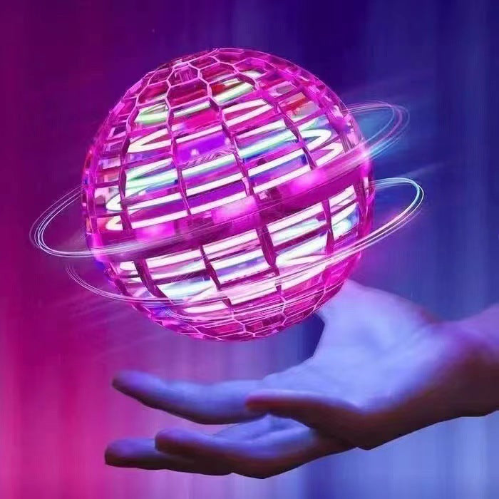 【Korlátozott ideig 50% kedvezmény!】UFO intelligens indukciós forgó labda, varázslatos repülő labda, felfüggesztett labda, ujjbegyre világító varázslat
