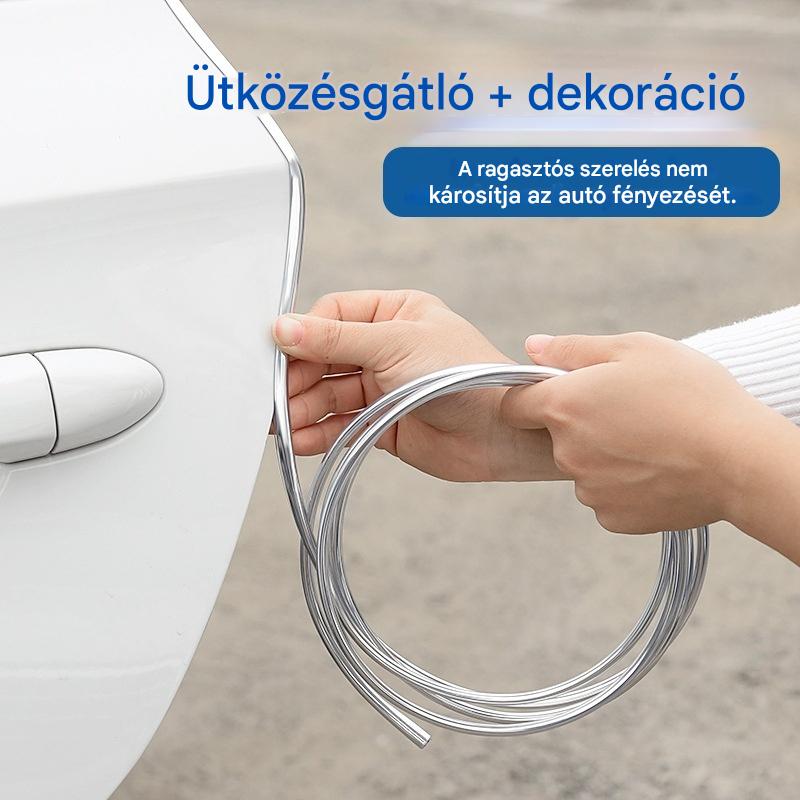 【Korlátozott ideig 50% kedvezmény!】【5M】 Univerzális ütközésgátló szalag autóajtóhoz, motorháztetőhöz és csomagtartóhoz