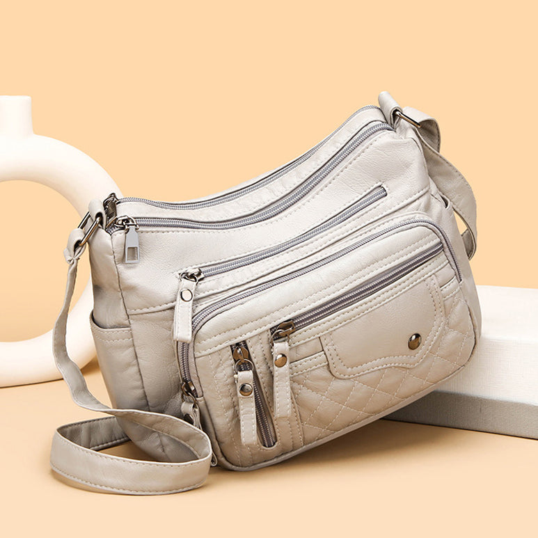 【50% kedvezmény】2026 Új, nagy kapacitású puha bőr válltáska/crossbody táska