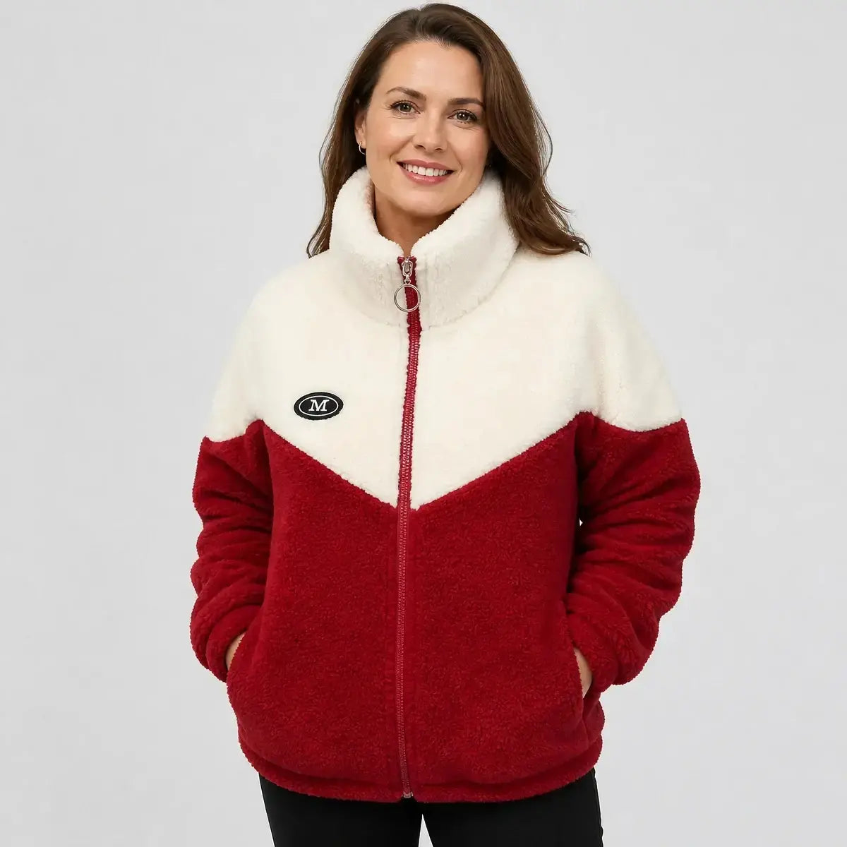 🔥【Időkorlátozott 50% kedvezmény!】🐏【M-4XL】Téli béléssel ellátott pamutkabát, vastag báránygyapjú bélés, meleg kabát