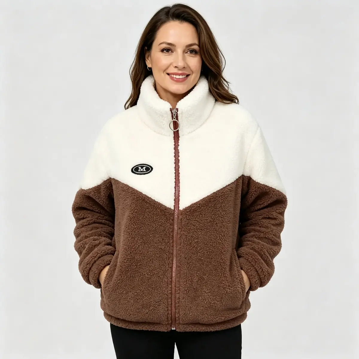 🔥【Időkorlátozott 50% kedvezmény!】🐏【M-4XL】Téli béléssel ellátott pamutkabát, vastag báránygyapjú bélés, meleg kabát