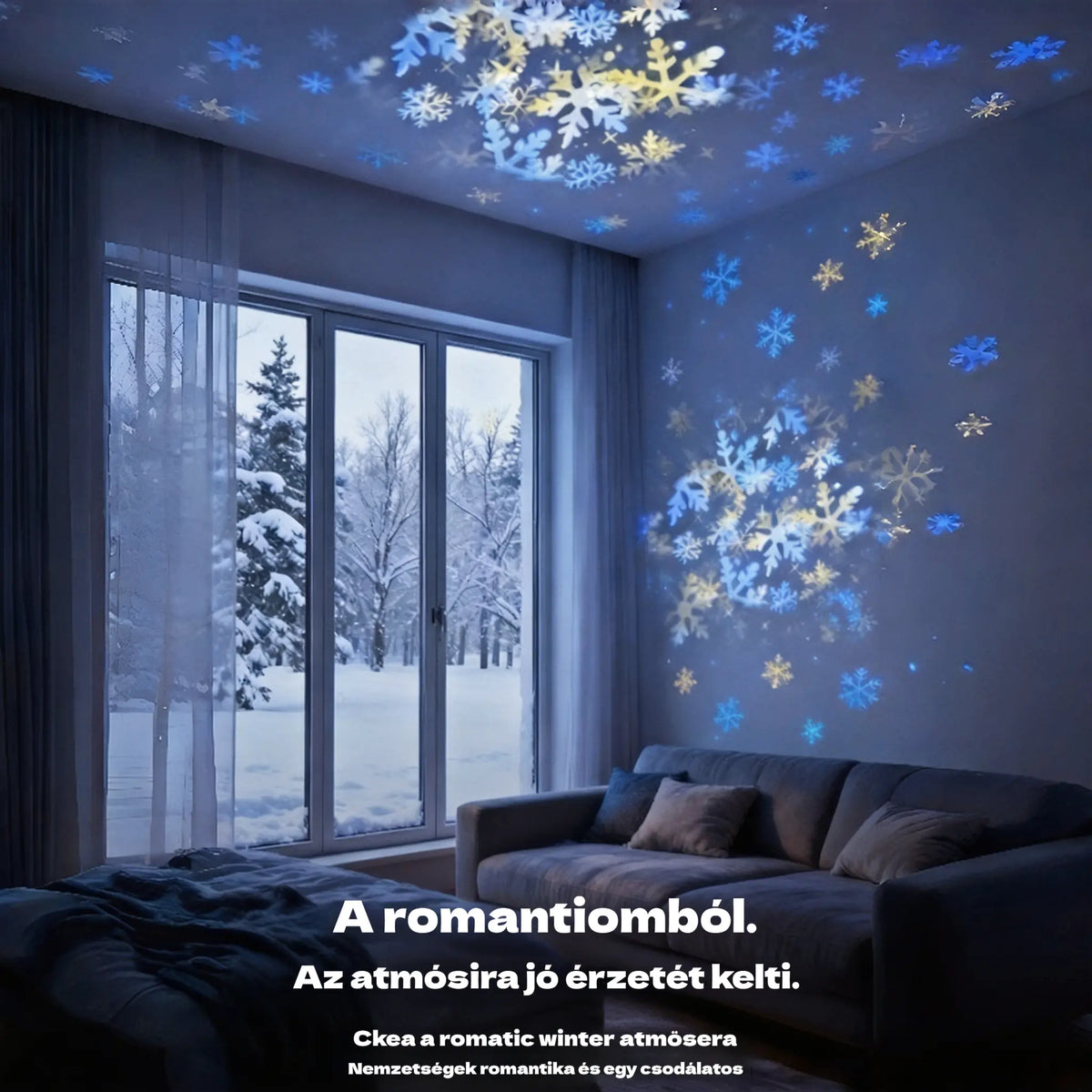 💖🌙【50% KEDVEZMÉNY】2026 Dinamikus Forgó LED Projektor Lámpa! ☁️🔥✨