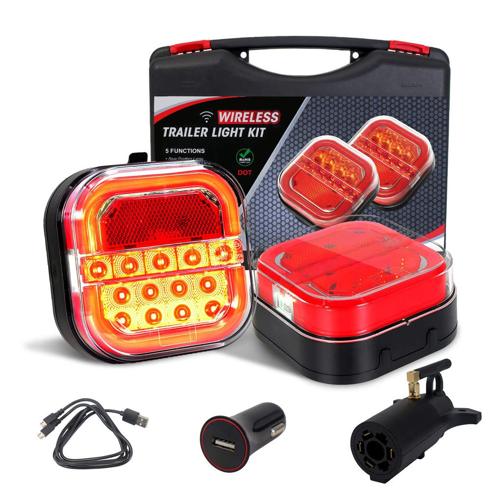 Luces LED para remolque de coche