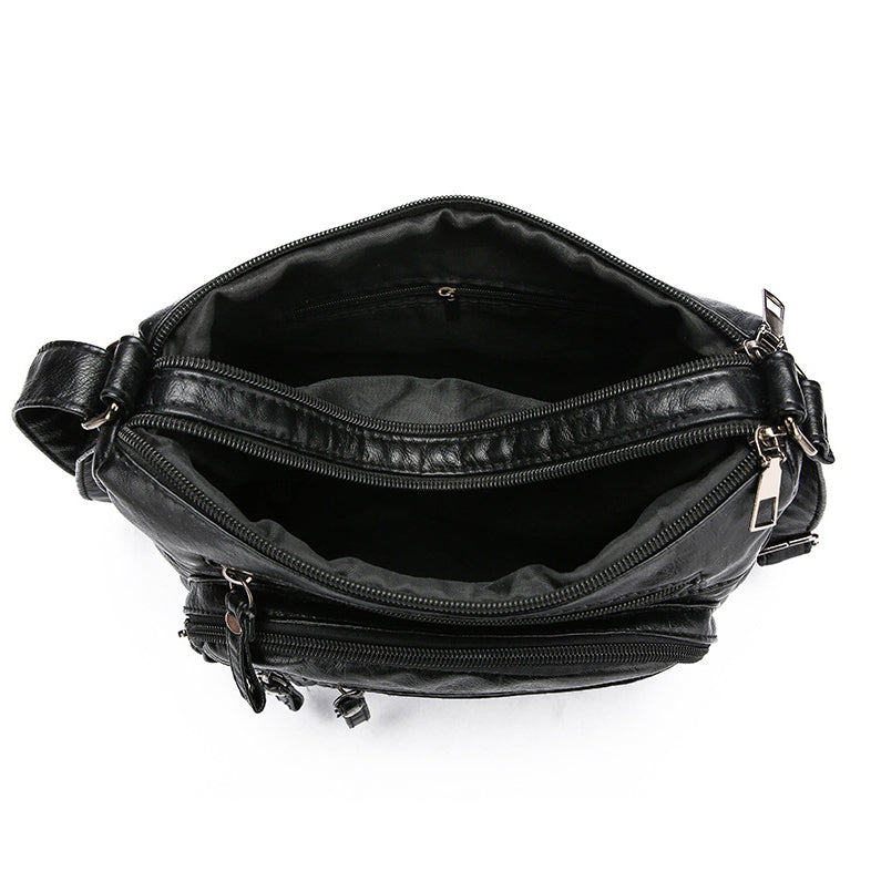 【50% kedvezmény】2026 Új, nagy kapacitású puha bőr válltáska/crossbody táska