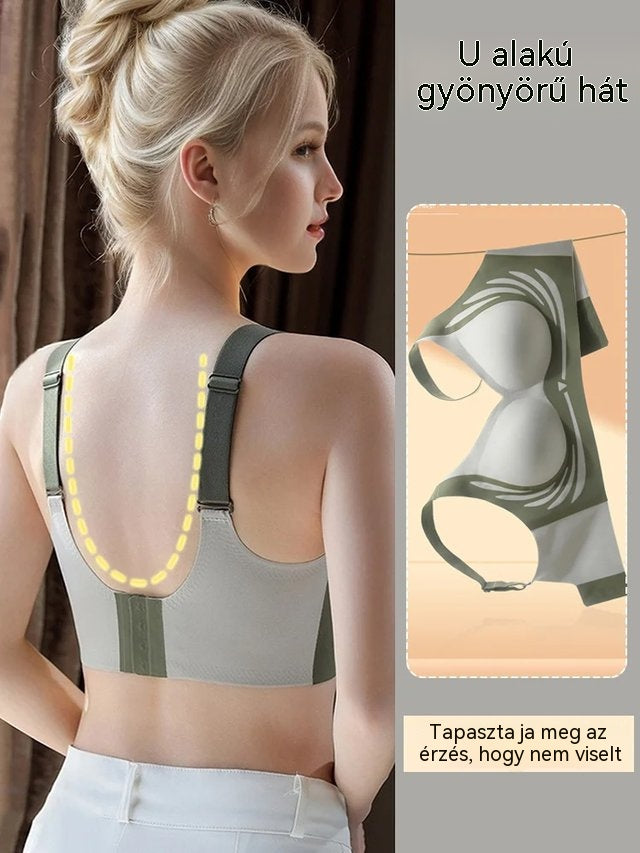 【50% kedvezmény】【4 csomag】 Női egyrészes vezeték nélküli melltartó【40-85 kg】