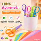 🥰【6 darab - 6 különböző forma】Csak 22 euró✂️🌈Biztonsági olló gyerekeknek (saját kezű építkezéshez)