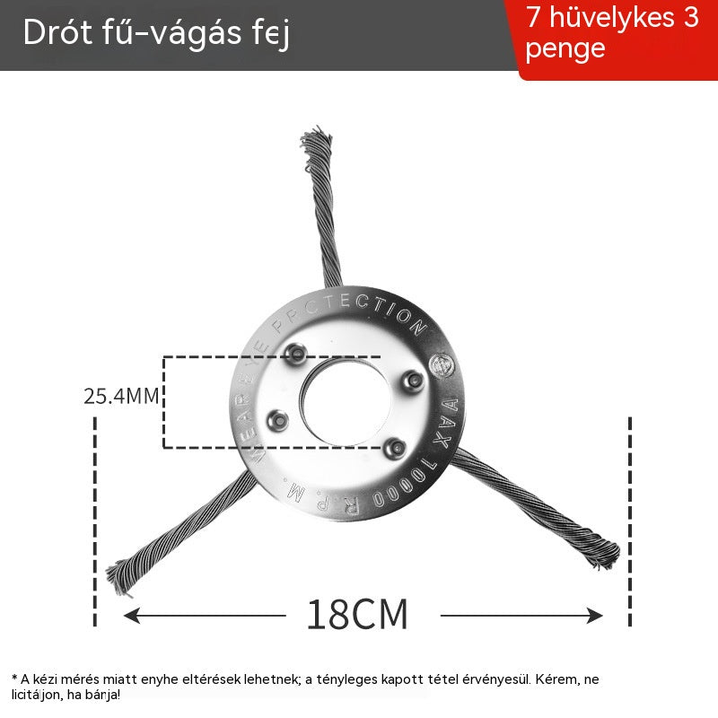 【Vásároljon 1-t, kapjon 1-t ingyen】 Acéldrótos gyomláló