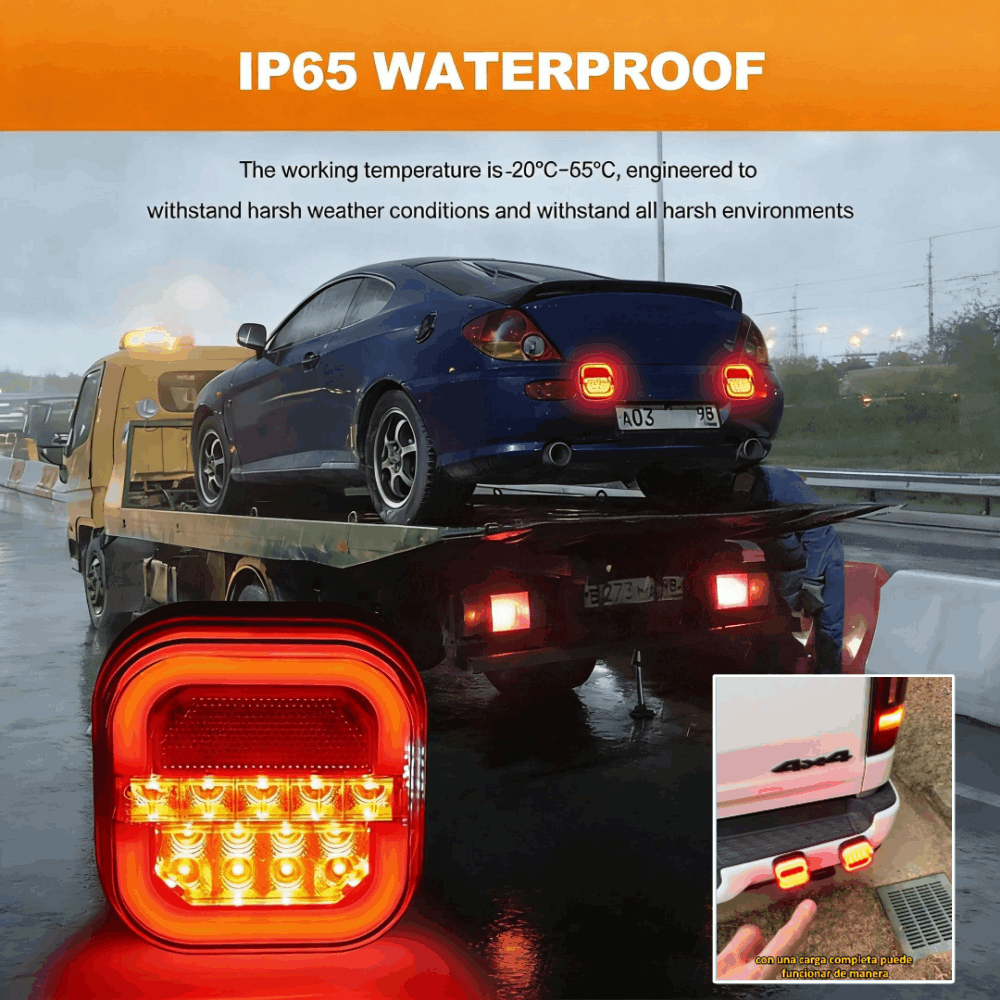 Luces LED para remolque de coche
