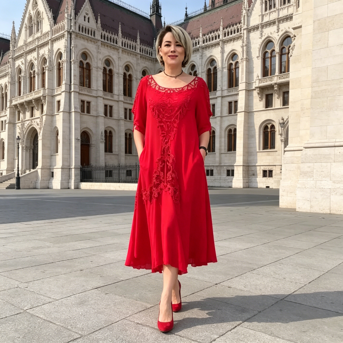 【Akció】【S-5XL】Divatos, bő szabású ruha – kényelmes, prémium minőség ， Minden alkatra tökéletesen illeszkedik