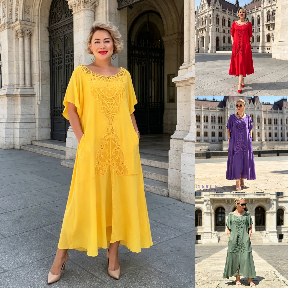 【Akció】【S-5XL】Divatos, bő szabású ruha – kényelmes, prémium minőség ， Minden alkatra tökéletesen illeszkedik